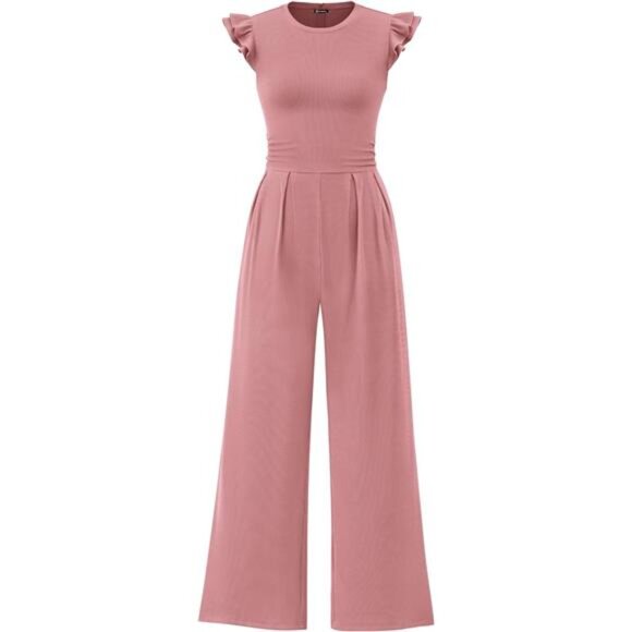 Pants - Summer Jumpsuits for Women Pink